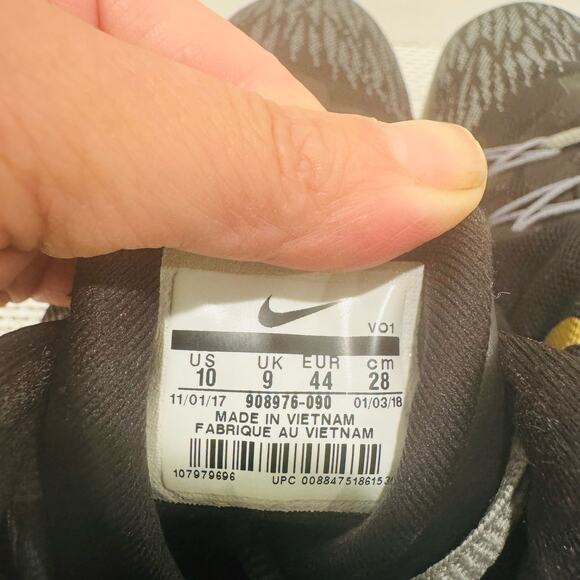 Nike Zoom EvidenceII Mens Running Basketball Sneaker Athletic Shoe Mid Top Sz 10 - Picture 10 of 12